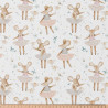 Printed Cotton AIZELLE White / Blue